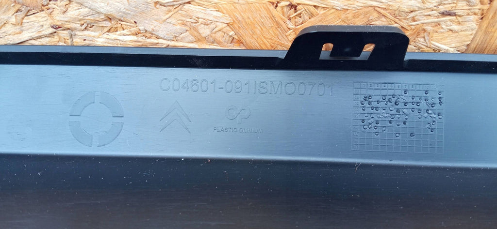 Citroen C3 II 09- SPOILER DYFUZOR DOKŁADKA DOLNA ZDERZAKA TYŁ 9683976870