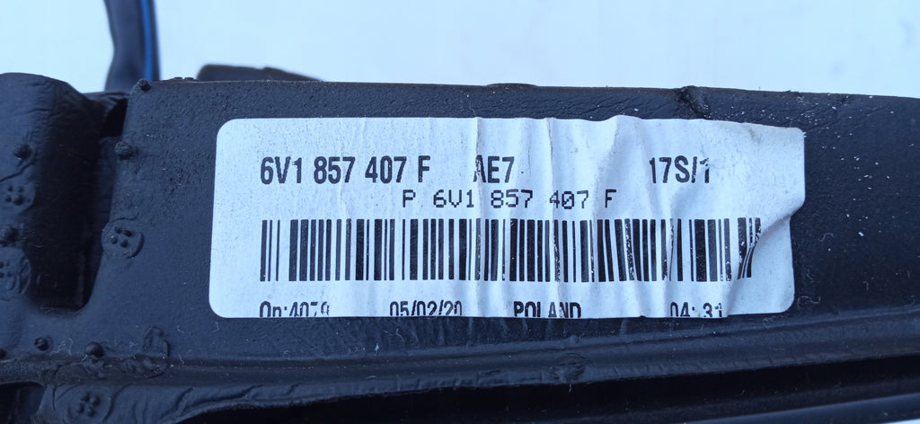 SKODA FABIA III 3 6V0 14- LUSTERKO LEWE 6 PIN 6V1857407F