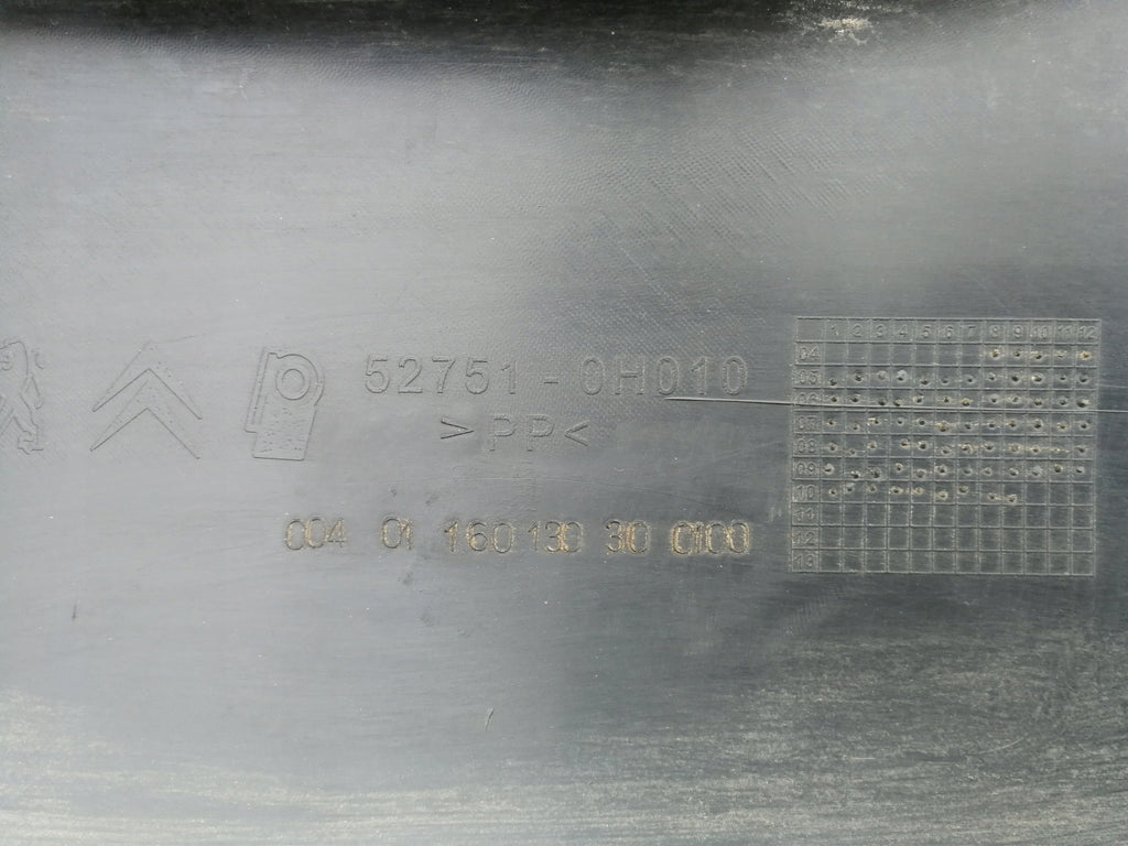 CITROEN C1 PEUGEOT 107 05- STOSSSTANGENLEISTE HINTEN 52751-0H010