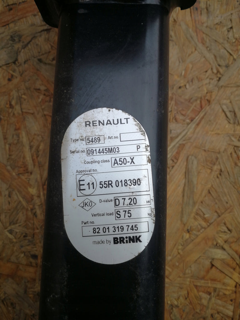 RENAULT CAPTUR 13- ANHÄNGERKUPPLUNG BRINK 8201358832
