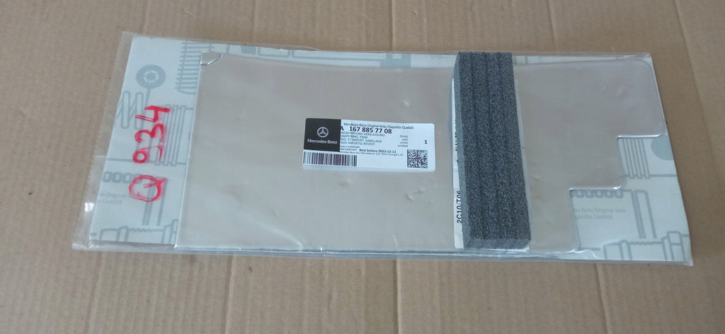 MERCEDES BENZ GLE A167 18- WYGŁUSZENIE PANEL ZDERZAKA TYLNEGO A1678857708