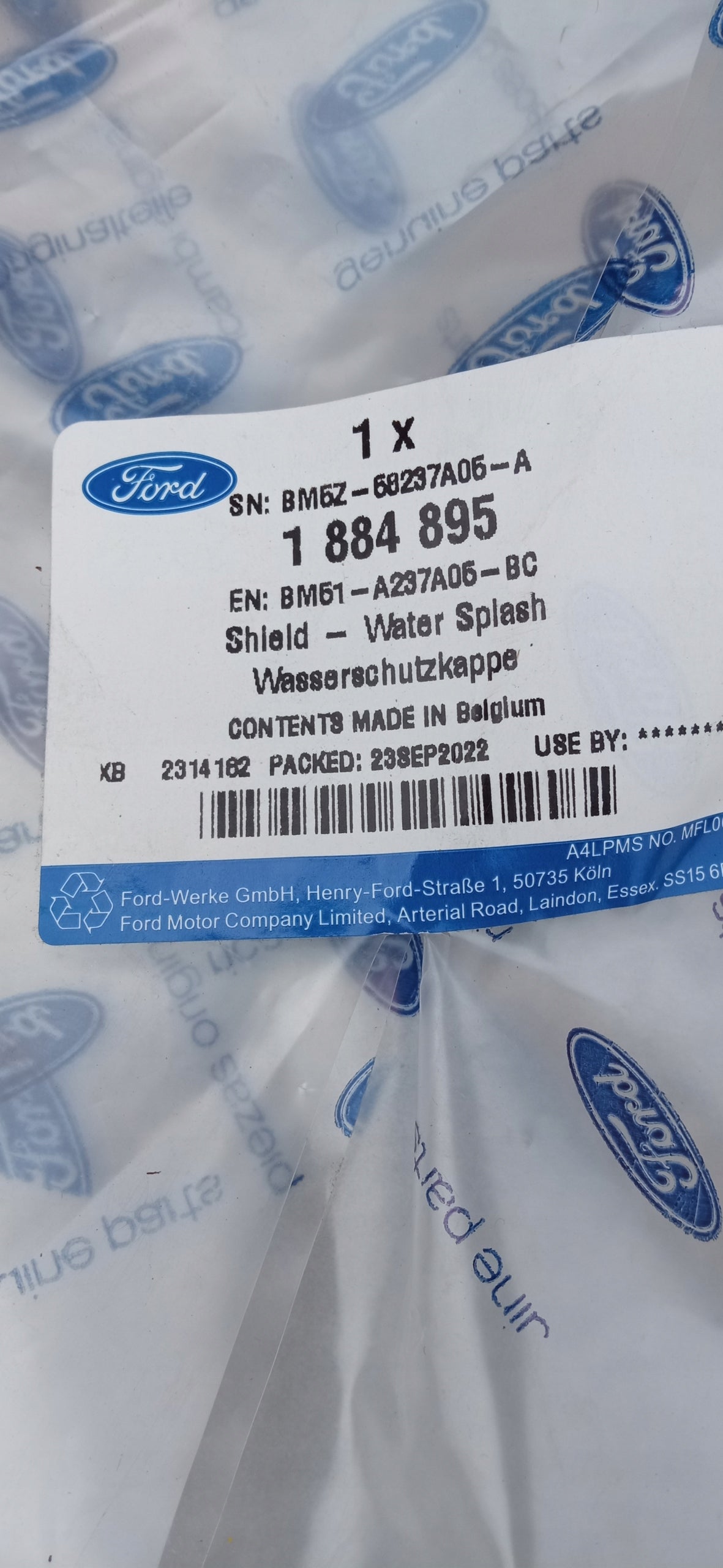 Ford Focus 16- Abdeckung Dichtung Links Tür — Foto 3 von 5