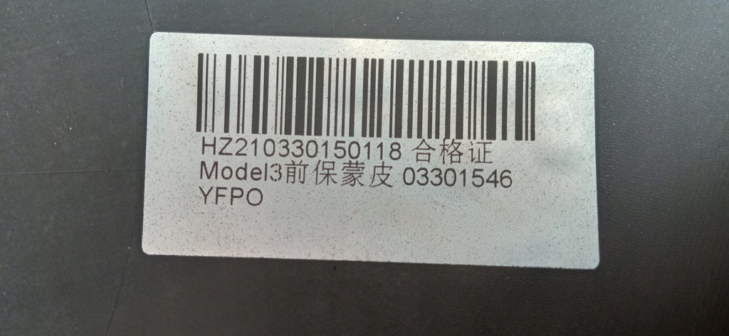 TESLA MODEL 3 III 17 6XPDC STOßSTANGE VORNE 1084168-00