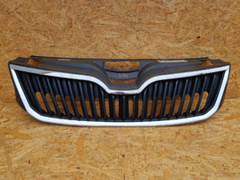 SKODA RAPID 12- ATRAPA GRILL KRATKA ZDERZAKA PRZEDNIEGO CHROM 5JA853668