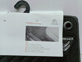 Citroen e-Berlingo 21- VELOUR TEXTILE FLOOR MAT SET OE 1681034580