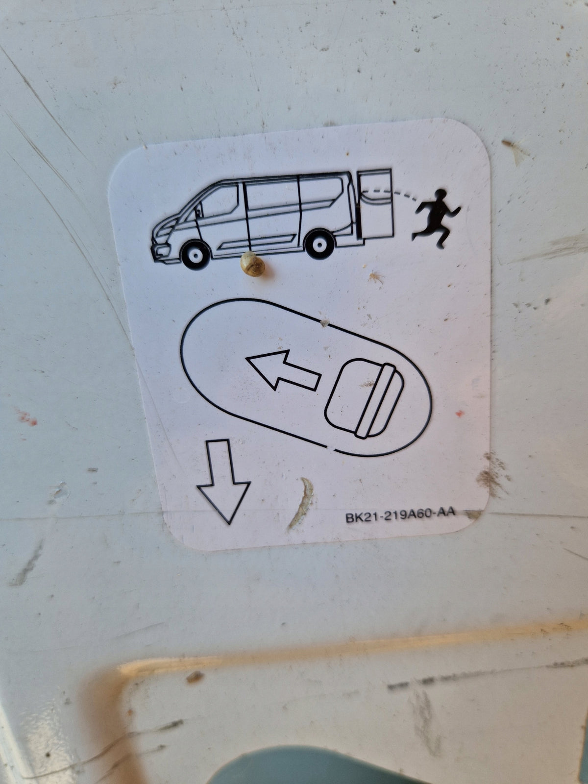 Ford Transit Custom 1 I 12-23 Drzwi Prawy Tył Tylne BK21-219A60-Aa — zdjęcie 11 z 12
