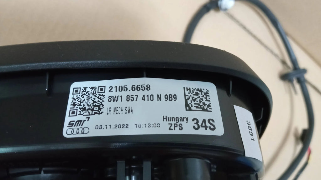 AUDI A4 S4 B9 LUSTERKO PRAWE 8 PIN NOWE